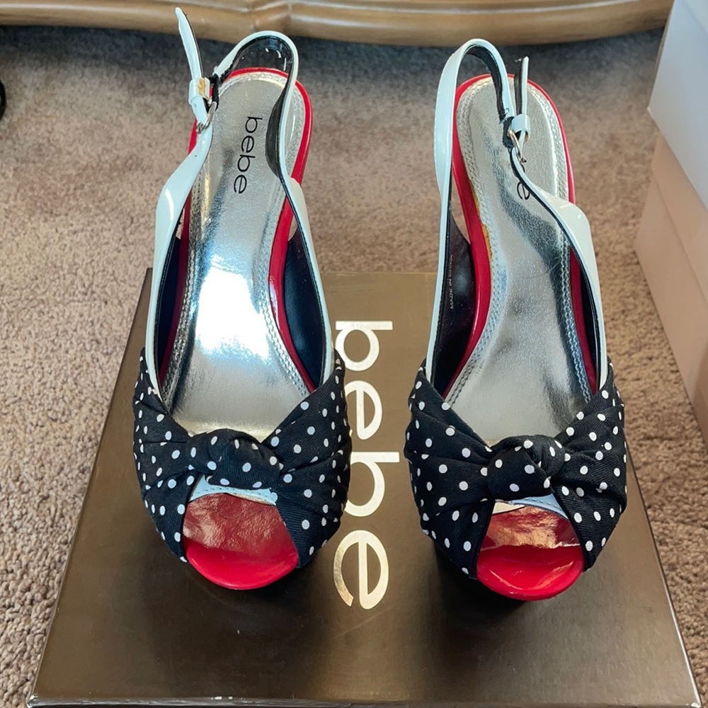 Bebe Roxanne Polkadot Sandal